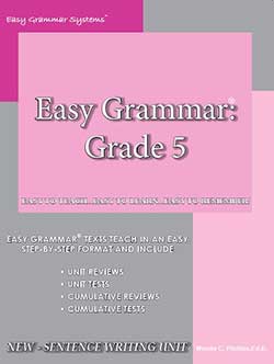 Easy Grammar Grade 5 Teacher Text By Wanda Phillips 9780936981413