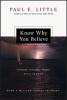 Know Why You Believe