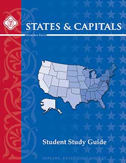 States and Capitals Student Study Guide 9781615380510