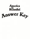 America the Beautiful Answer Key