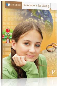 LIFEPAC Foundations for Living: Christian Worldview Student Book Set 9780740303722