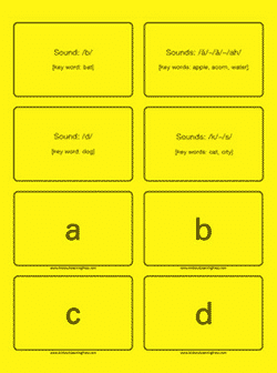 The Basic Phonogram Cards by All About Reading The Basic Phonogram Cards by All About Reading