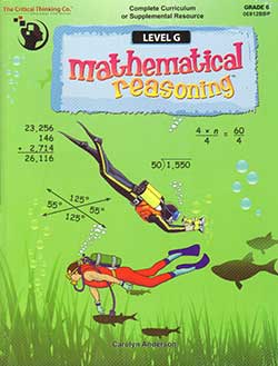 Mathematical reasoning critical thinking press