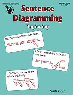Sentence Diagramming Beginning Sentence Diagramming Beginning 9781601448538 by Angela Carter, The Critical Thinking Co.